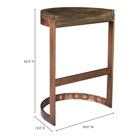 Bancroft - Counter Stool - Brown - Premium Counter Height (24"-27") from Moe's Home Collection - Just $722.50! Shop now at brett interiors