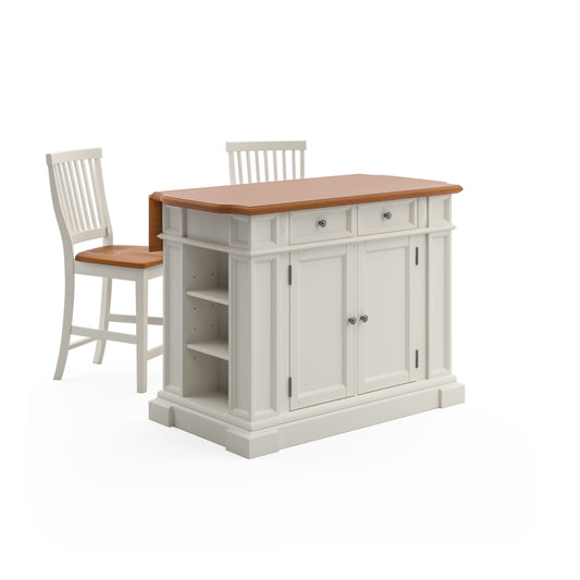 Americana - Kitchen Island Set - Premium 3 Piece Dining Room Sets from Homestyles - Just $3764.98! Shop now at brett interiors