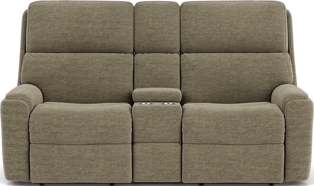 Rio - Reclining Loveseat With Console - Premium Reclining Loveseats from Flexsteel - Just $2625! Shop now at brett interiors