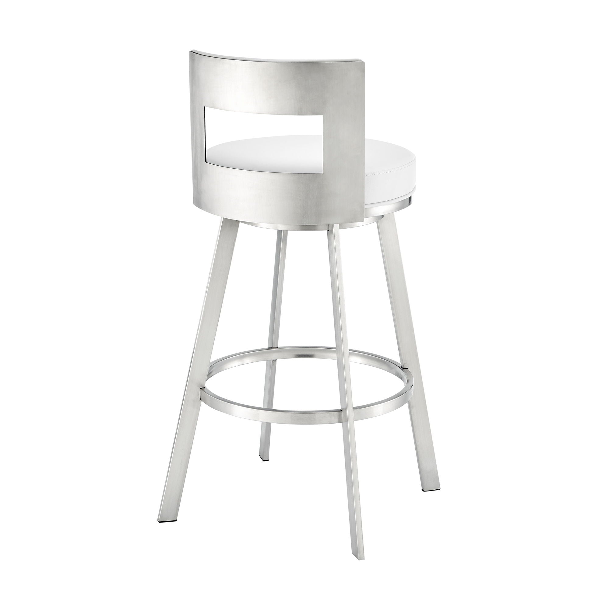 Flynn - Swivel Bar Stool -  Brushed Steel Armen Living