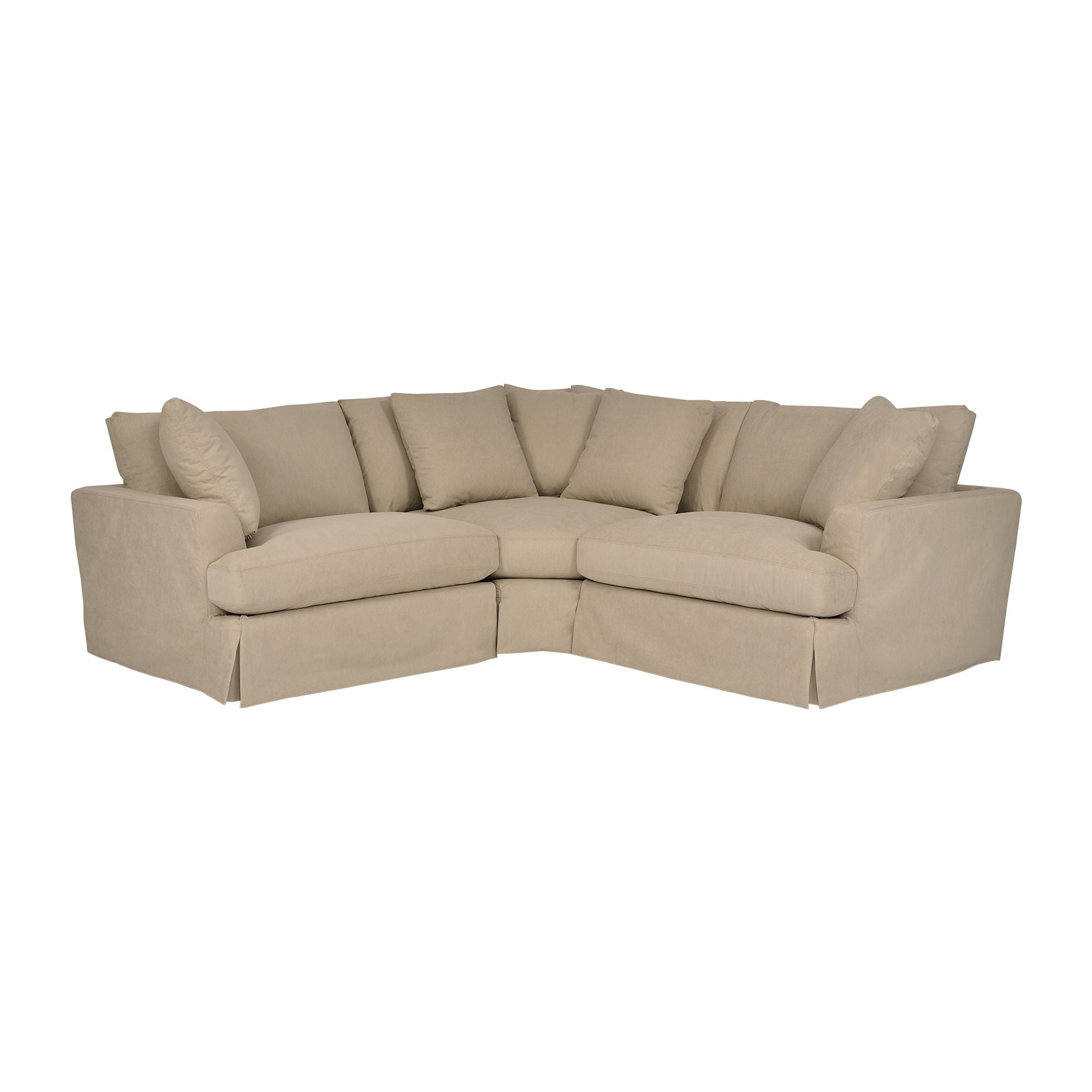 Ciara - Upholstered 3 Piece Sectional Sofa - Premium Stationary Sectionals from Armen Living - Just $5157.50! Shop now at brett interiors