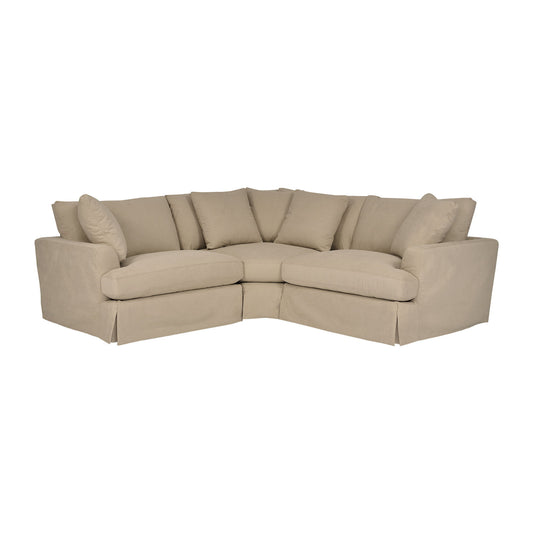 Ciara - Upholstered 3 Piece Sectional Sofa - Premium Stationary Sectionals from Armen Living - Just $5157.50! Shop now at brett interiors