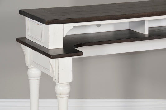 Carriage House - Console Table - White / Dark Brown - Premium Console Tables from Sunny Designs - Just $698! Shop now at brett interiors