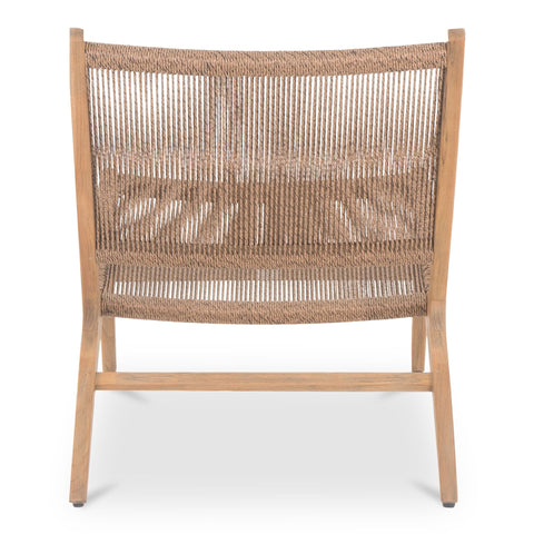 Palma - Outdoor Lounge Chair - Warm Brown - Premium Lounge Chairs from Moe's Home Collection - Just $2072.50! Shop now at brett interiors