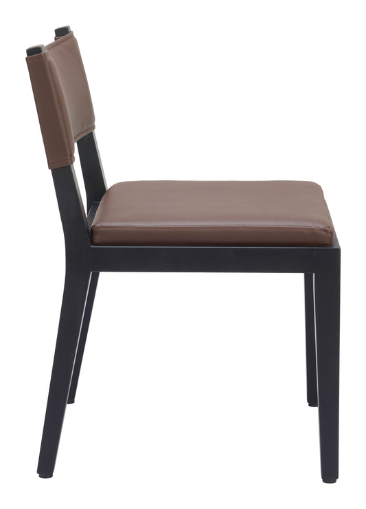 Roxas - Dining Chair (Set of 2) - Brown - Premium Stool Sets from Zuo Modern - Just $1700! Shop now at brett interiors