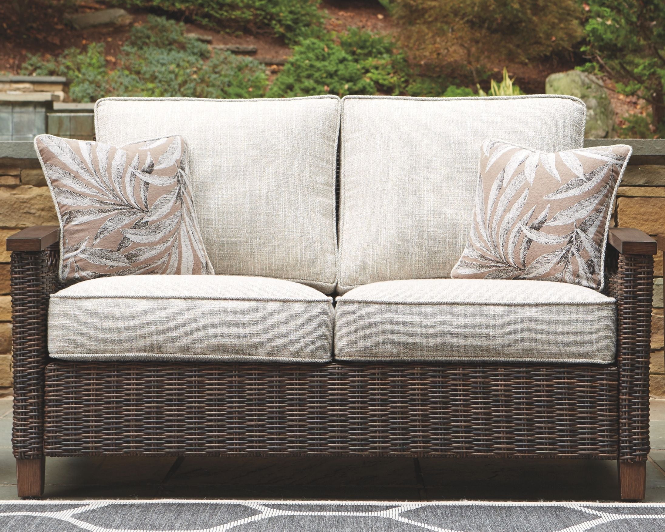 Paradise Trail - Medium Brown - 3 Pc. - Lounge Set - Premium 3 Piece Outdoor Sets from Signature Design by Ashley® - Just $4968.13! Shop now at brett interiors