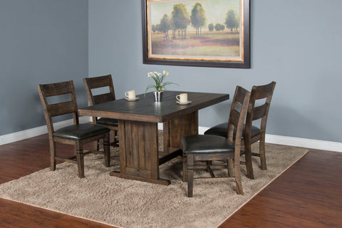 Homestead - Table - Dark Brown - Premium Dining Tables from Sunny Designs - Just $546! Shop now at brett interiors