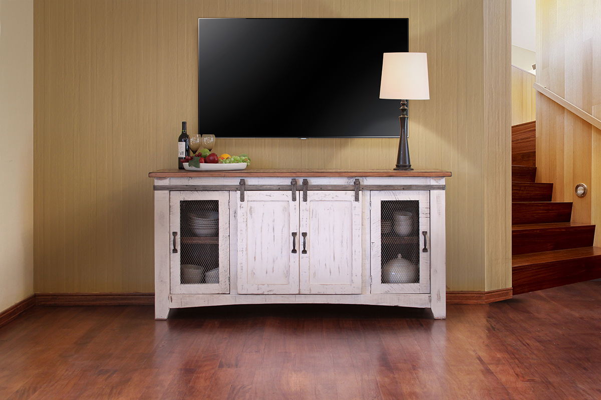 Pueblo - TV Stand - Premium TV Stands from International Furniture Direct - Just $997.50! Shop now at brett interiors