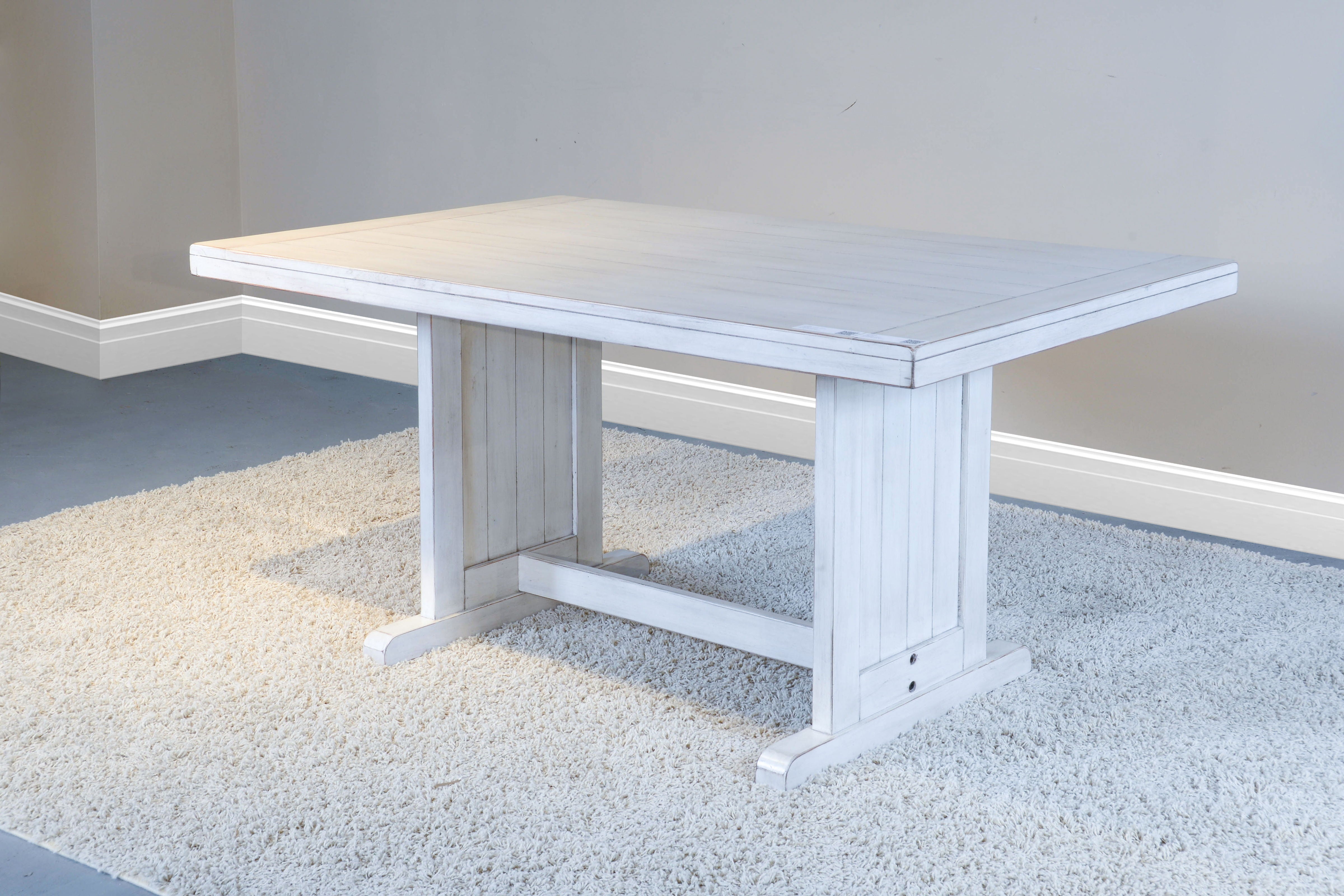 Bayside - Table Only - White - Wood - Premium Dining Tables from Sunny Designs - Just $546! Shop now at brett interiors