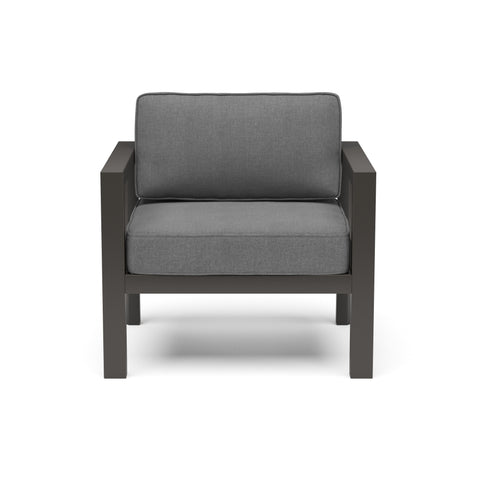 Grayton - Outdoor Aluminum Lounge Chair - Gray, Dark - 25.5" - Premium Lounge Chairs from Homestyles - Just $999.98! Shop now at brett interiors