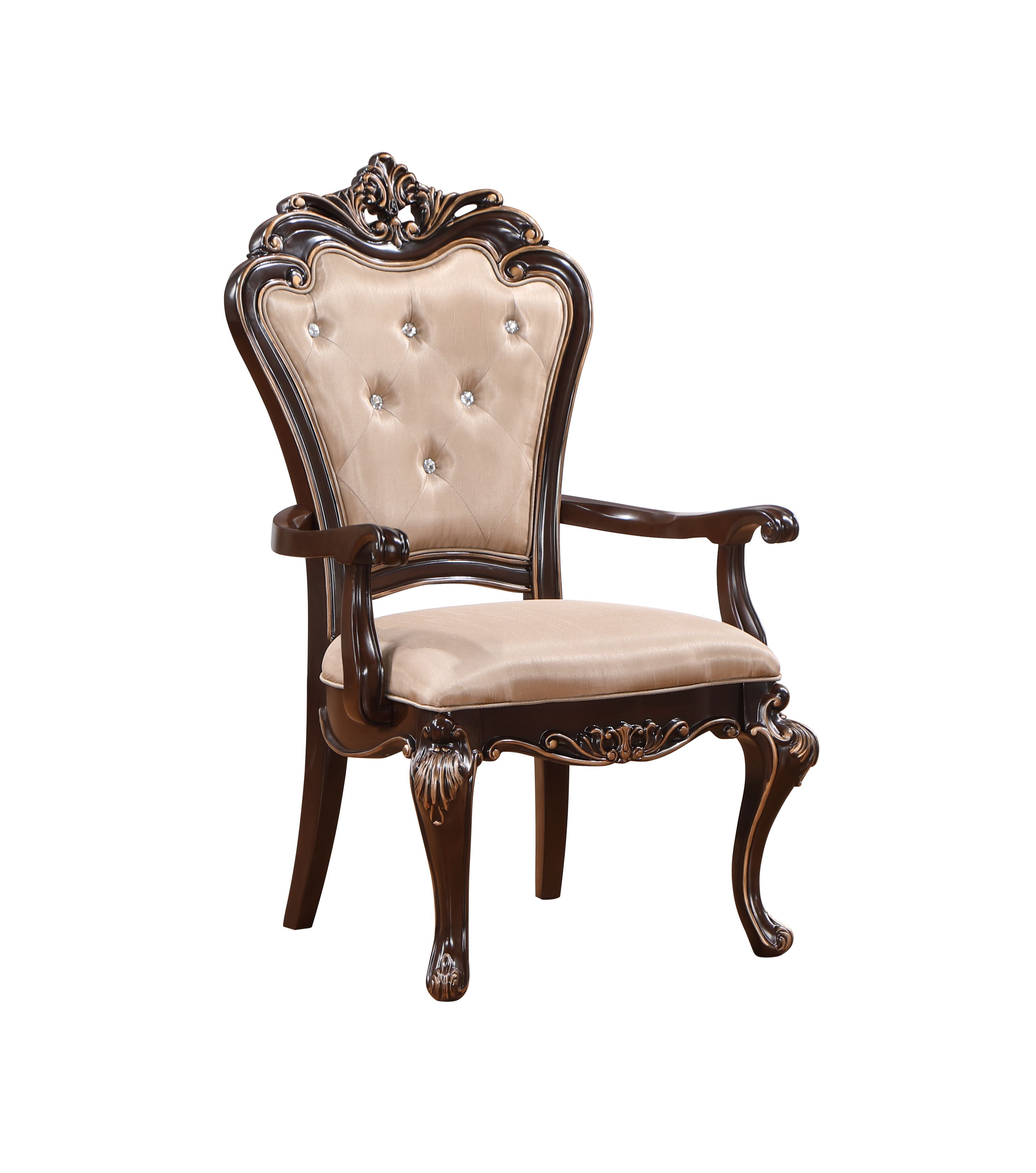 Constantine - Arm Chair (Set of 2) - Cherry - Premium Chair Sets from New Classic - Just $675! Shop now at brett interiors