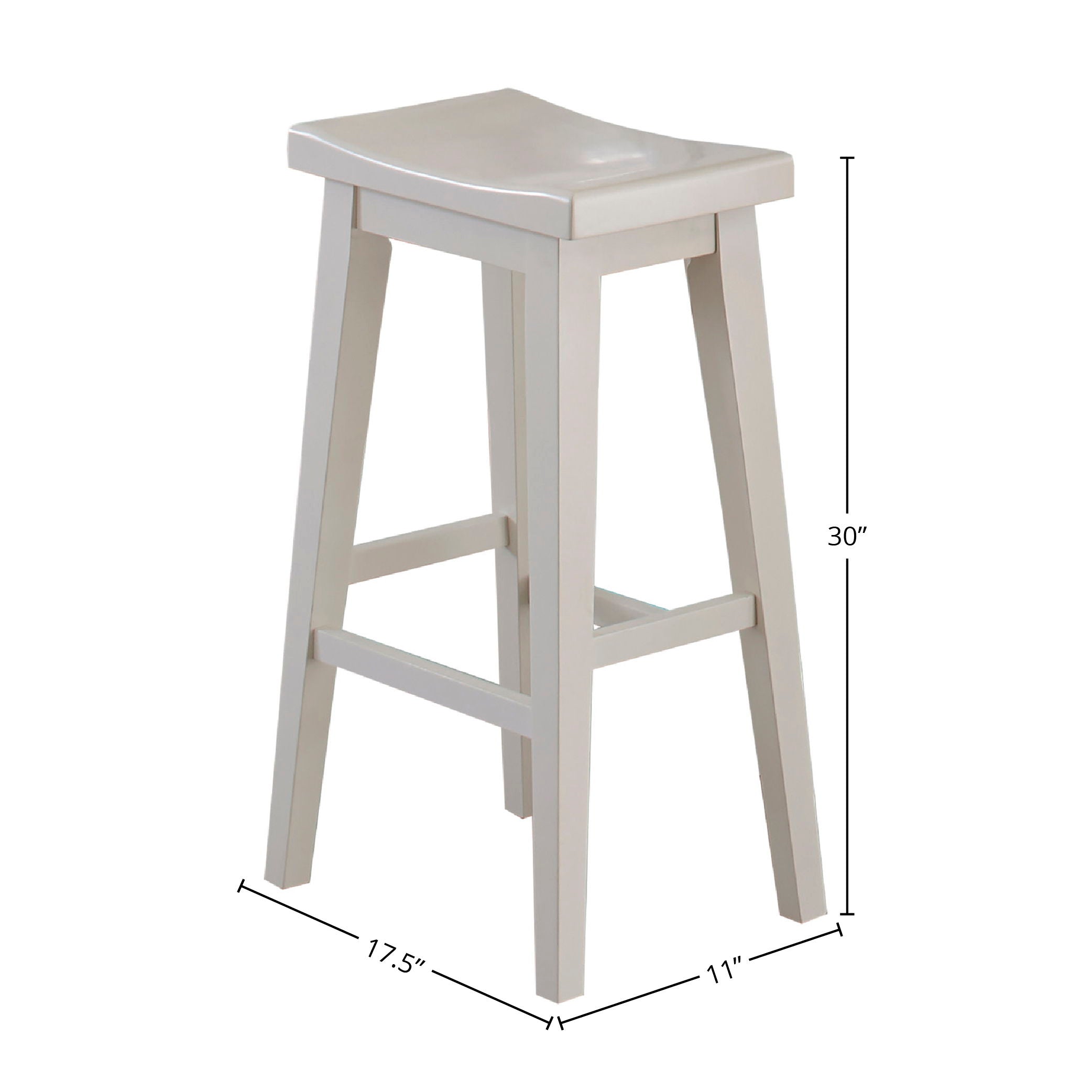 Americana Modern Dining - Bar Stool - Cotton - Premium Bar Height (28"-30") from Parker House - Just $125! Shop now at brett interiors