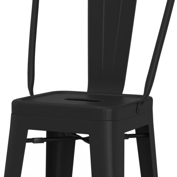 Fletcher - 30" Metal Bar Stool (Set of 2) - Premium Stool Sets from Simpli Home - Just $190! Shop now at brett interiors