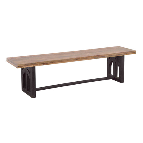 Gateway - Dining Bench - Natural / Nightshade Black - Premium Dining Benches from Coast2Coast Home - Just $1732.50! Shop now at brett interiors