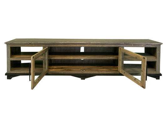 Loft Brown - TV Stand - Two Tone Gray / Brown - Premium TV Stands from International Furniture Direct - Just $1150! Shop now at brett interiors