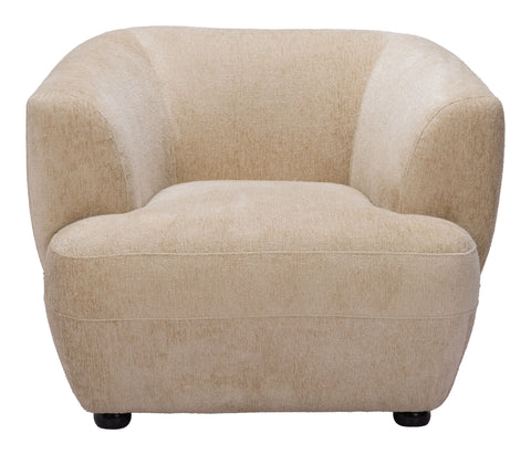 Bekker - Accent Chair - Golden Beige - Premium Accent Chairs from Zuo Modern - Just $2600! Shop now at brett interiors