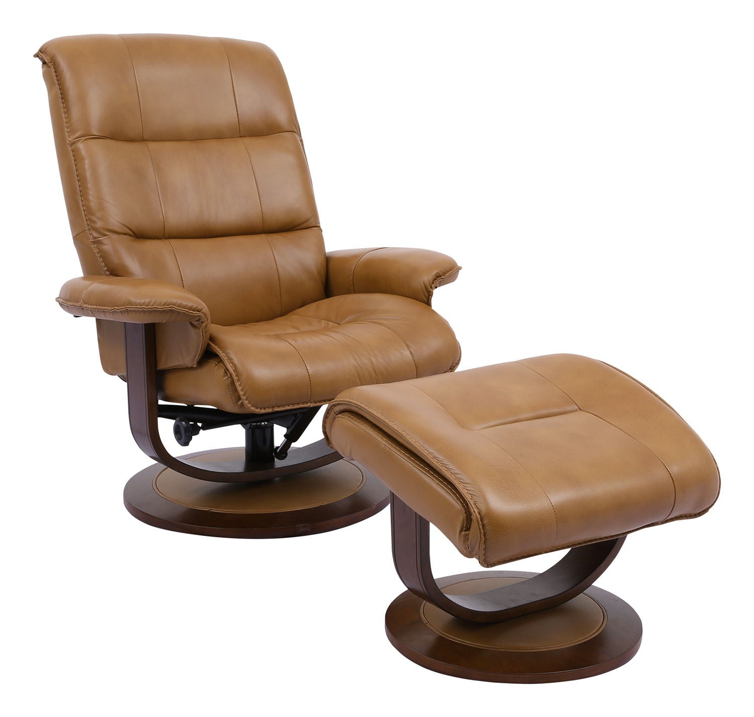 Knight - Manual Reclining Swivel Chair and Ottoman - Premium Reclining Chair & Ottoman from Parker Living - Just $822.50! Shop now at brett interiors