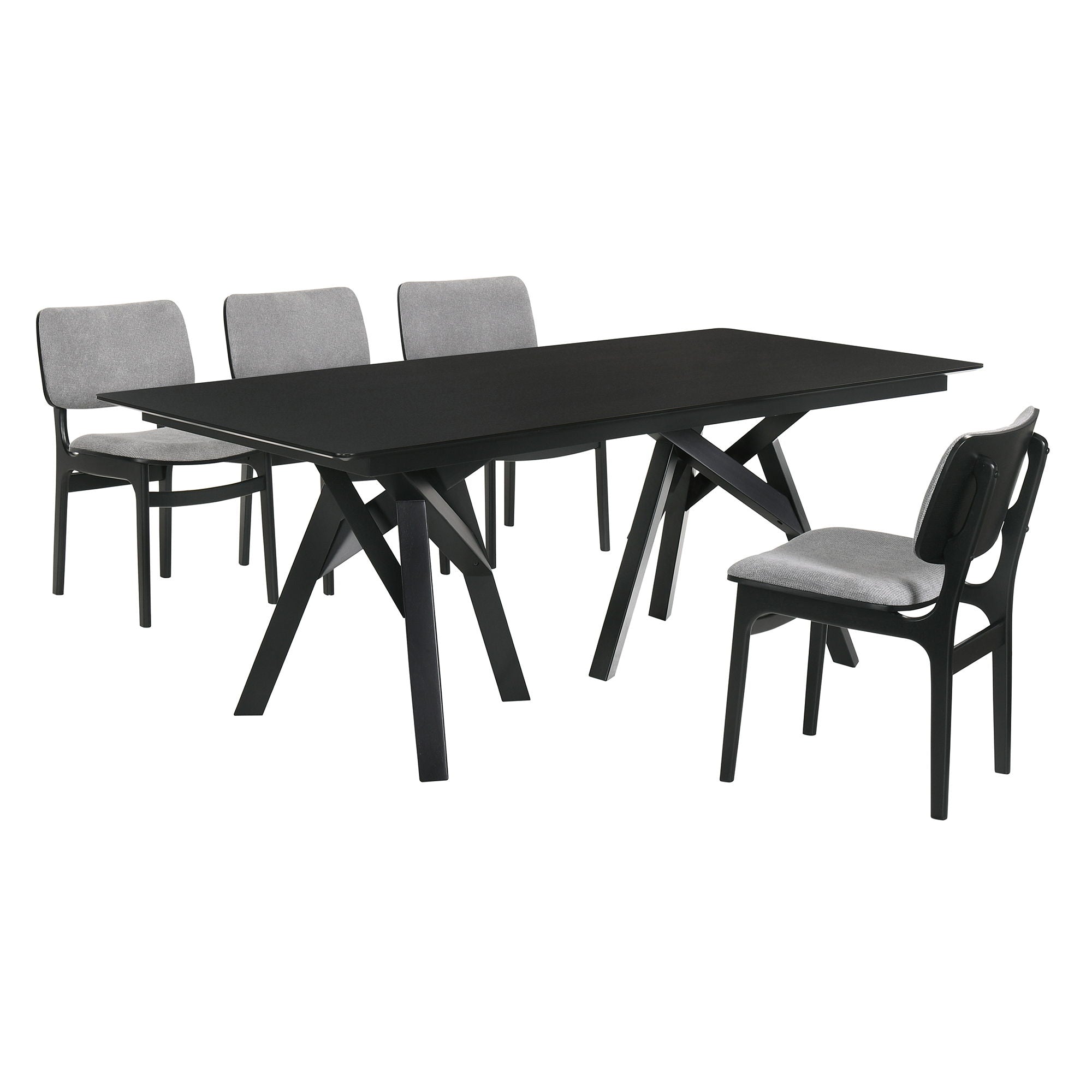 Cortina And Lima - Rectangular Dining Set - Premium 5 Piece Dining Room Sets from Armen Living - Just $1600! Shop now at brett interiors