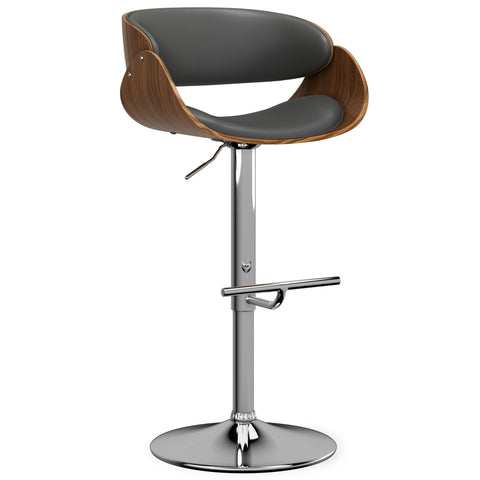 Amery - Adjustable Swivel Bar Stool - Premium Bar Height (28"-30") from Simpli Home - Just $189! Shop now at brett interiors