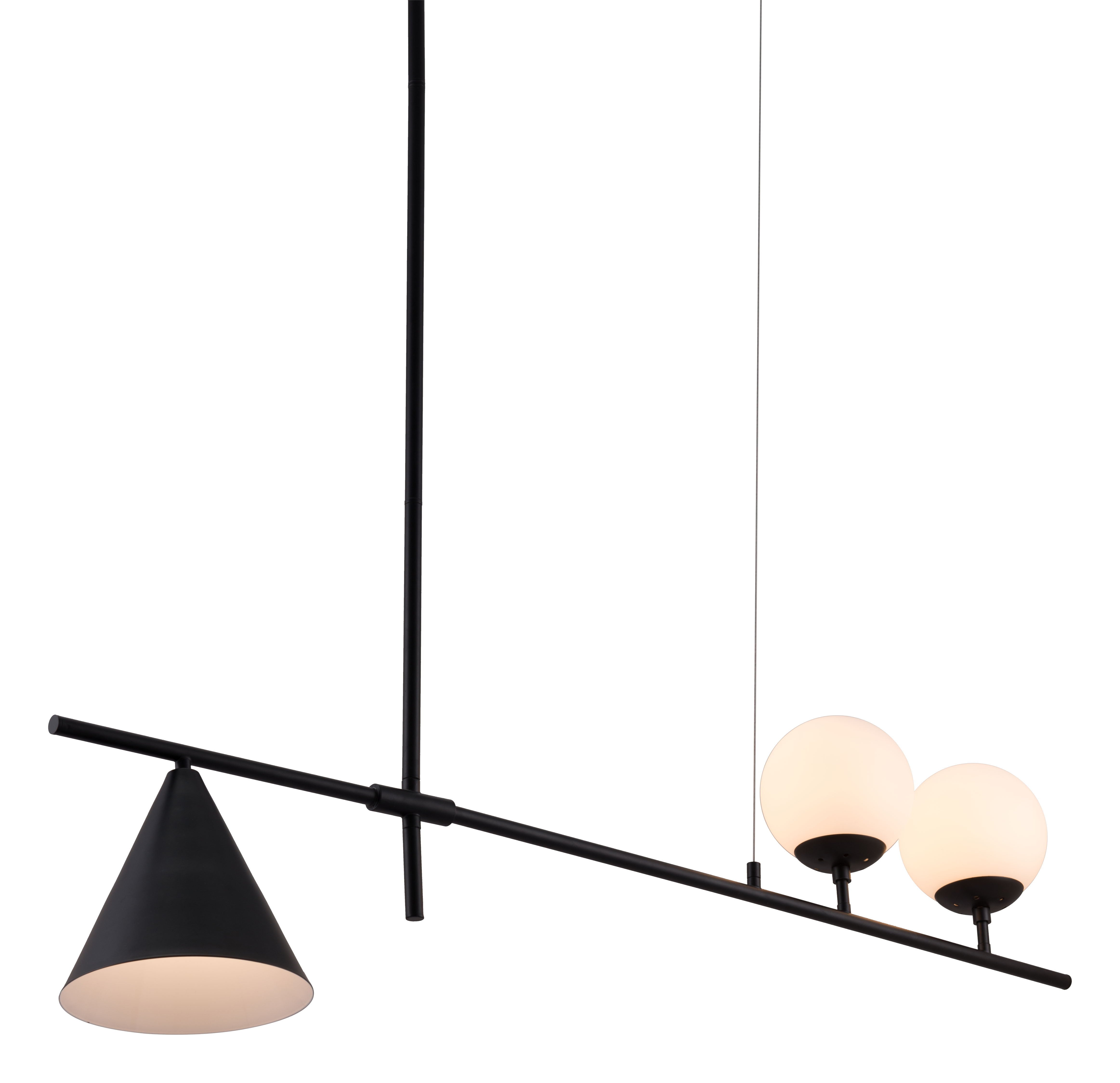 Richiza - Ceiling Lamp - Black - Premium Ceiling Lamps from Zuo Modern - Just $975! Shop now at brett interiors