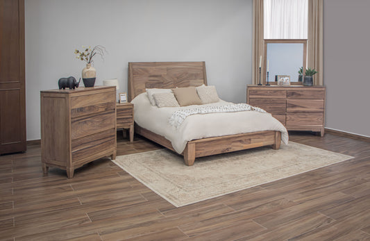 Parota Nova - 6 Drawers Dresser - Brown Cappuccino - Premium Dressers from International Furniture Direct - Just $1550! Shop now at brett interiors