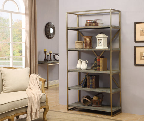 Biscayne - Bookcase - Weathered - Premium Standard Bookcases from Coast2Coast Home - Just $2887.50! Shop now at brett interiors