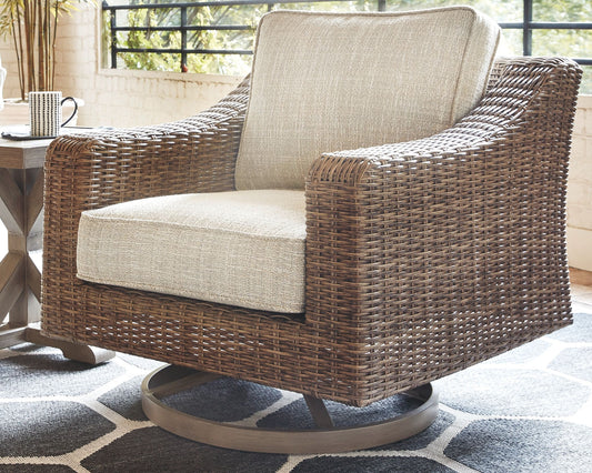 Beachcroft - Beige - 6 Pc. - Lounge Set - Premium 6 Piece Outdoor Sets from Signature Design by Ashley® - Just $5779.38! Shop now at brett interiors