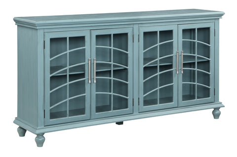 Tahoe - Four Door Credenza - Blue - Premium Credenzas from Coast2Coast Home - Just $3300! Shop now at brett interiors