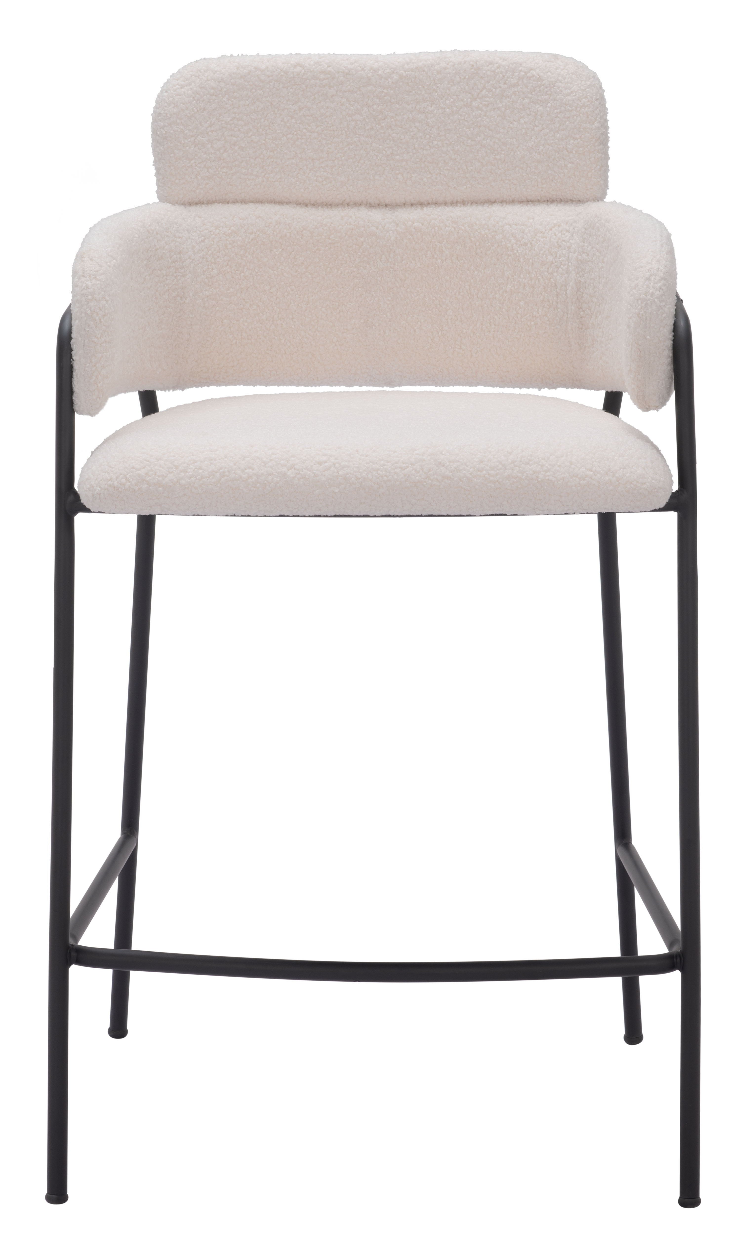 Marcel - Metal Counter Stool (Set of 2) - Premium Stool Sets from Zuo Modern - Just $1500! Shop now at brett interiors