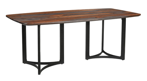 Halifax - Dining Table - Graystone / Black Powdercoat - Premium Dining Tables from Coast2Coast Home - Just $4125! Shop now at brett interiors