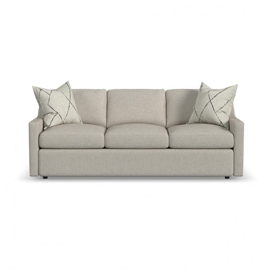 Sky - Upholstered Sofa - Pearl Silver - Premium Stationary Sofas from Flexsteel - Just $2250! Shop now at brett interiors