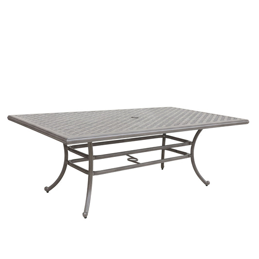 46X86" Cast Aluminum Rectangle Table - Gray - Premium Dining Tables from Gather Craft - Just $1207! Shop now at brett interiors