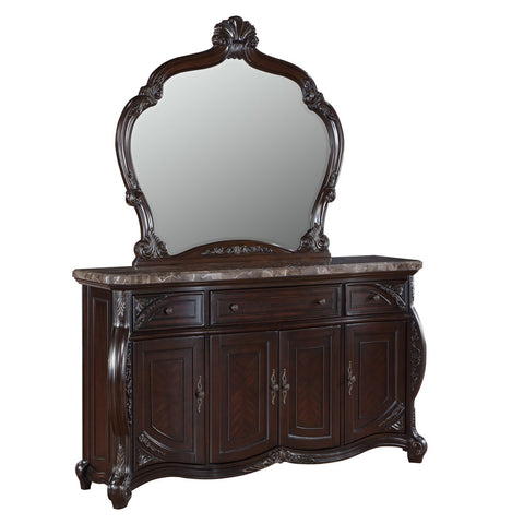 Palazzo Marina - Server - Dark Brown - Premium Servers from New Classic - Just $1622.50! Shop now at brett interiors