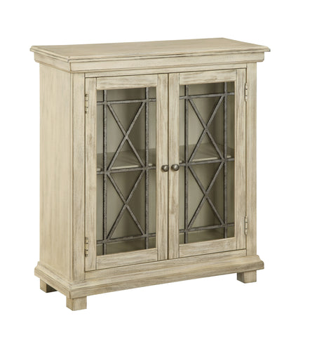 Morris - Two Door Cabinet - Knob Hill Burnished Ivory - Premium Accent Cabinets from Coast2Coast Home - Just $2227.50! Shop now at brett interiors