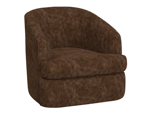 Tumbi - 360 Degree Swivel Accent Chair - Chocolate Brown - Premium Swivel Chairs from International Furniture Direct - Just $997.50! Shop now at brett interiors