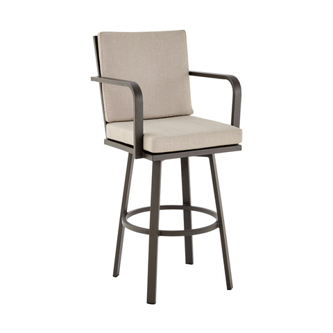 Arnauld - Outdoor Patio Bar Stool - Premium Counter Height (24"-27") from Armen Living - Just $622.50! Shop now at brett interiors