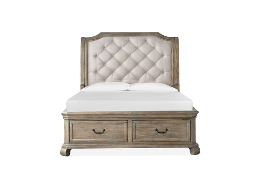 Tinley Park - Complete Sleigh Storage Bed - Premium Storage Beds from Magnussen Furniture - Just $2907! Shop now at brett interiors