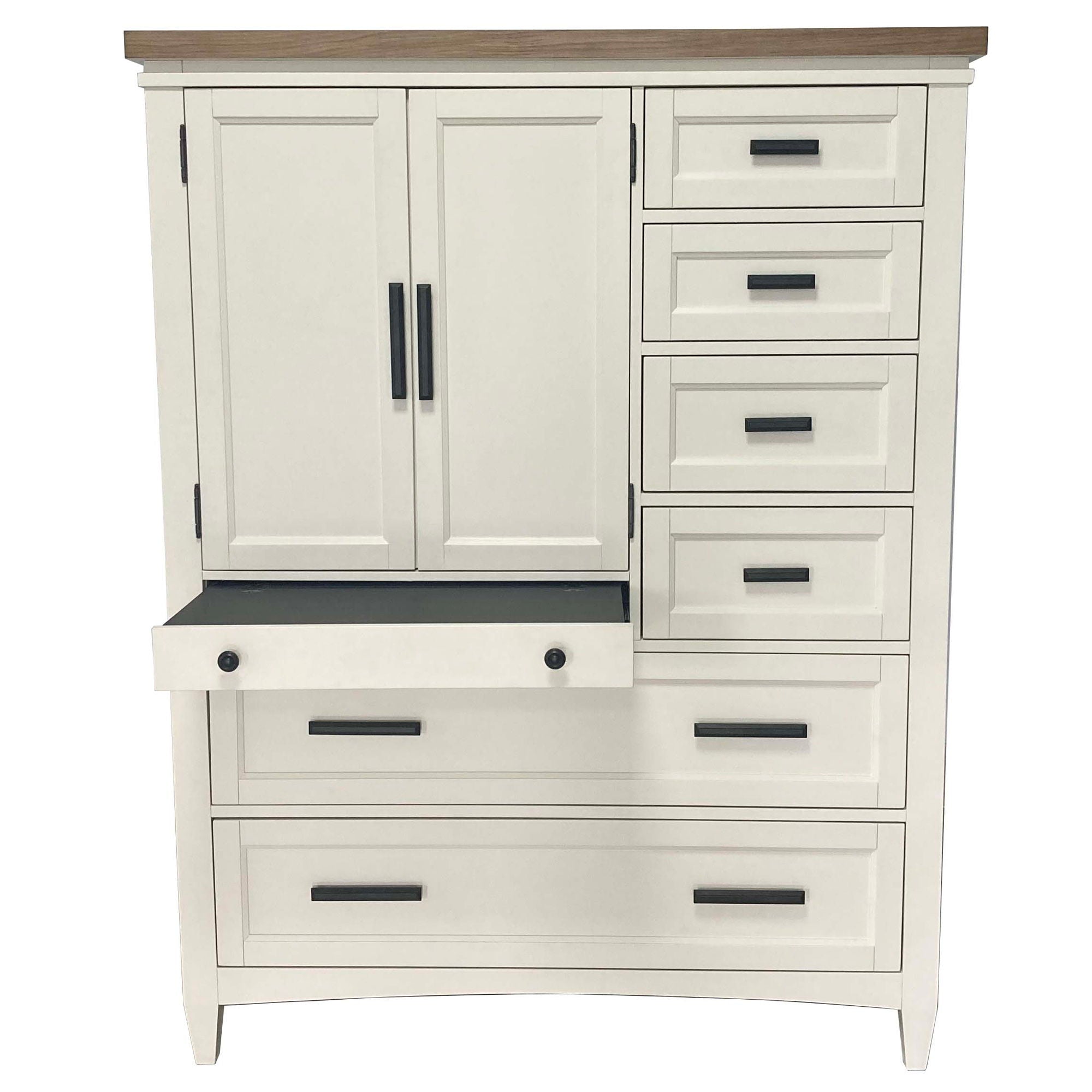 Americana Modern Bedroom - Door Chest - Cotton - Premium Door Chests from Parker House - Just $1497.50! Shop now at brett interiors