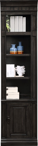 Washington Heights - Open Top Bookcase - Washed Charcoal - Premium Standard Bookcases from Parker House - Just $1025! Shop now at brett interiors