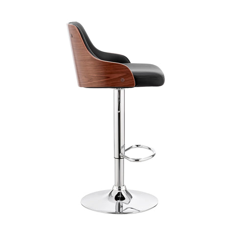 Asher - Adjustable Bar Stool - Premium Adjustable Height from Armen Living - Just $200! Shop now at brett interiors