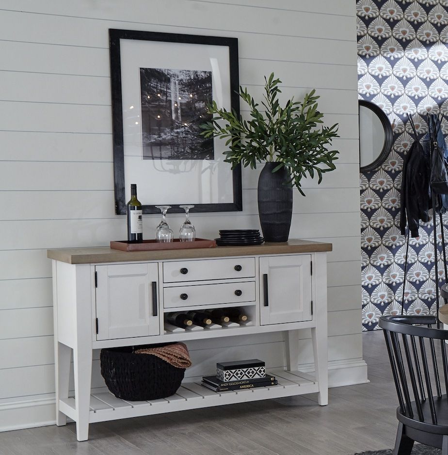 Americana Modern Dining - Sideboard - Cotton - Premium Sideboards from Parker House - Just $747.50! Shop now at brett interiors