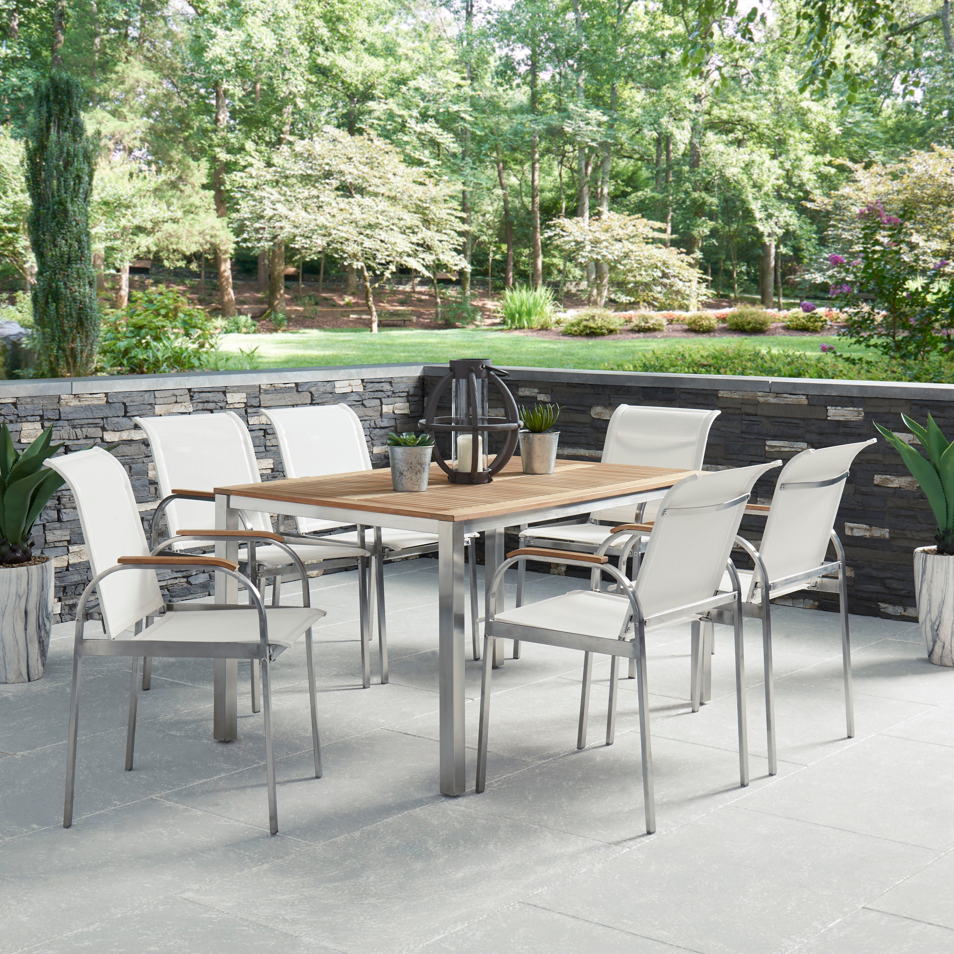 Aruba - Outdoor Dining Set - Premium 7 Piece Outdoor Sets from Homestyles - Just $5567.48! Shop now at brett interiors