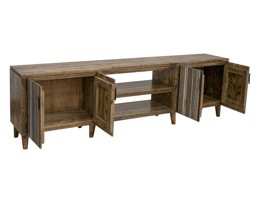 Tiza - TV Stand - Peanut Brown - Premium TV Stands from International Furniture Direct - Just $1150! Shop now at brett interiors