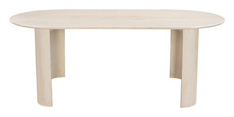 Risan - Dining Table - Natural - Premium Dining Tables from Zuo Modern - Just $2550! Shop now at brett interiors