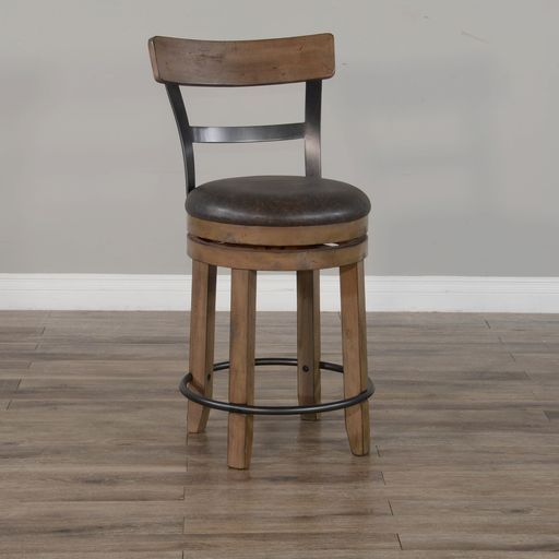 Doe Valley - Swivel Barstool - Premium Bar Height (28"-30") from Sunny Designs - Just $216! Shop now at brett interiors