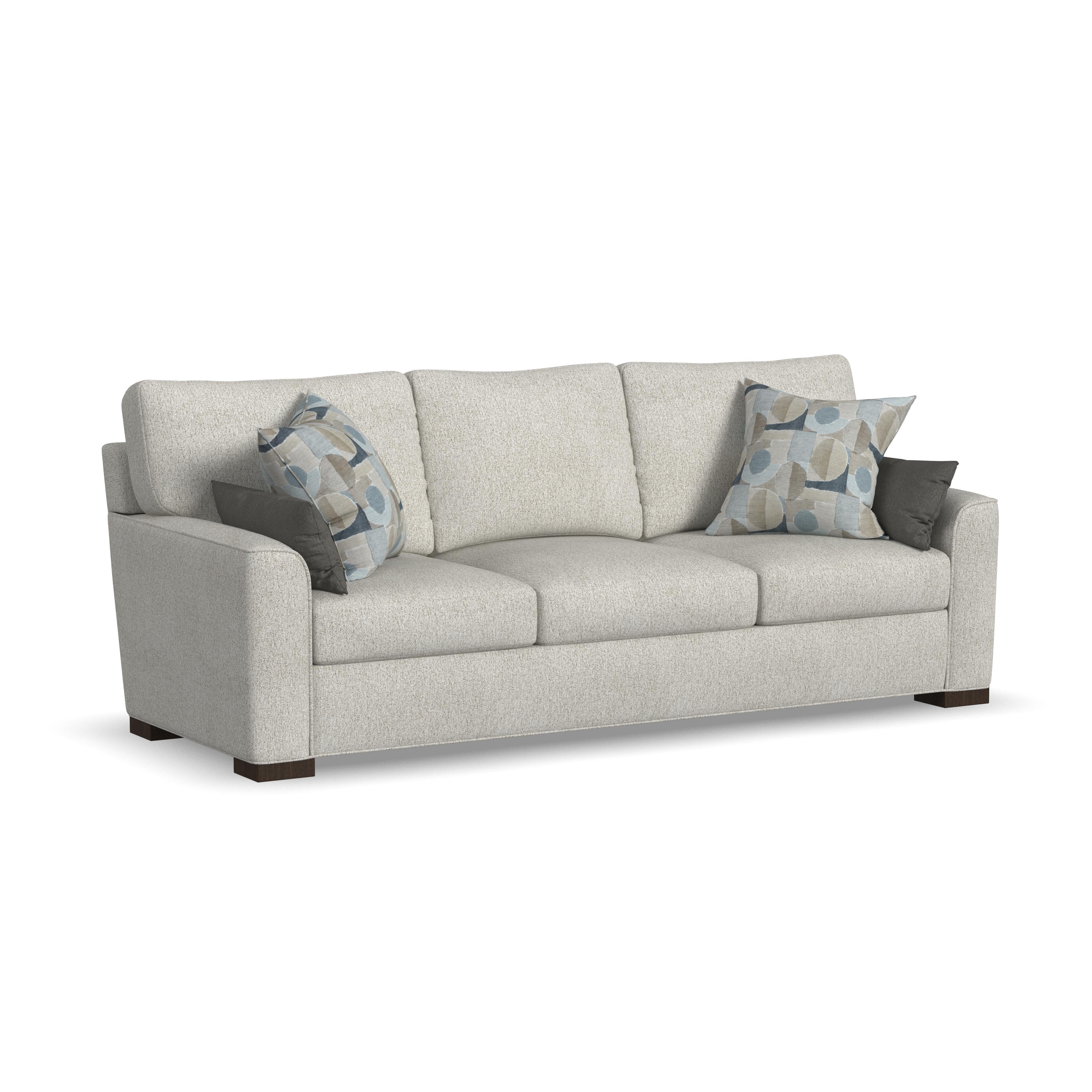 Jasper - Stationary Sofa - Gray - Premium Stationary Sofas from Flexsteel - Just $2000! Shop now at brett interiors