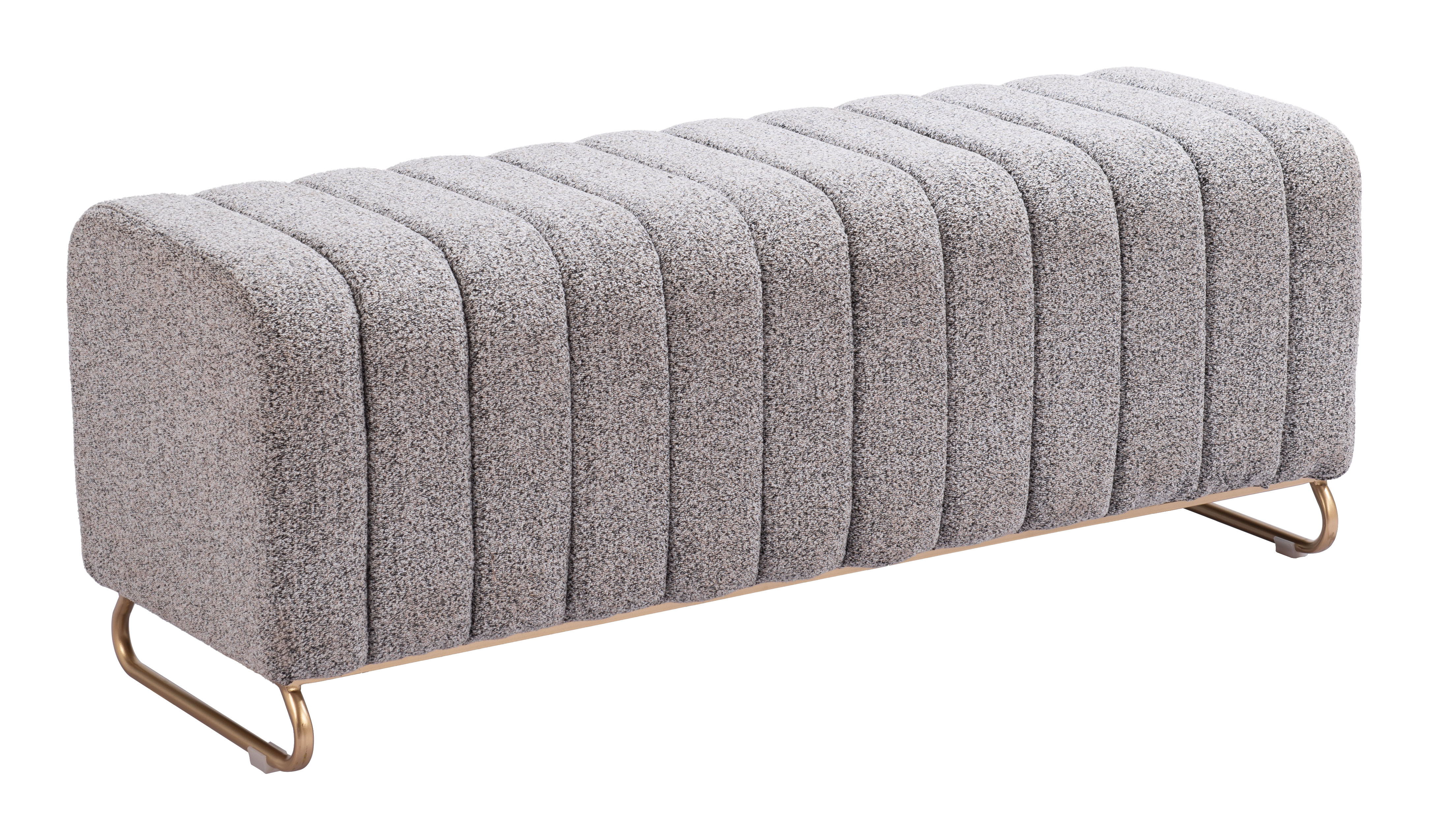 Pender - Bench - Stone Gray - Premium Upholstered Benches from Zuo Modern - Just $925! Shop now at brett interiors