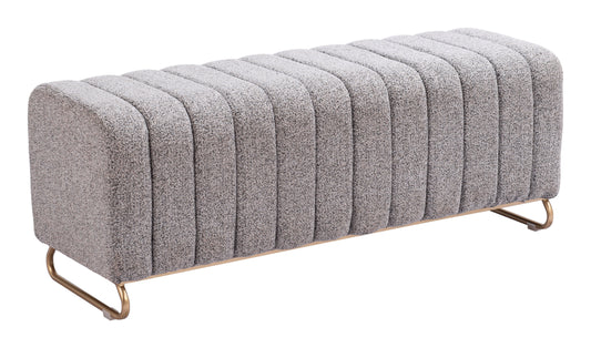 Pender - Bench - Stone Gray - Premium Upholstered Benches from Zuo Modern - Just $925! Shop now at brett interiors