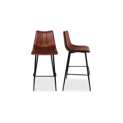 Alibi - Barstool (Set of 2) - Brown - Premium Stool Sets from Moe's Home Collection - Just $1147.50! Shop now at brett interiors