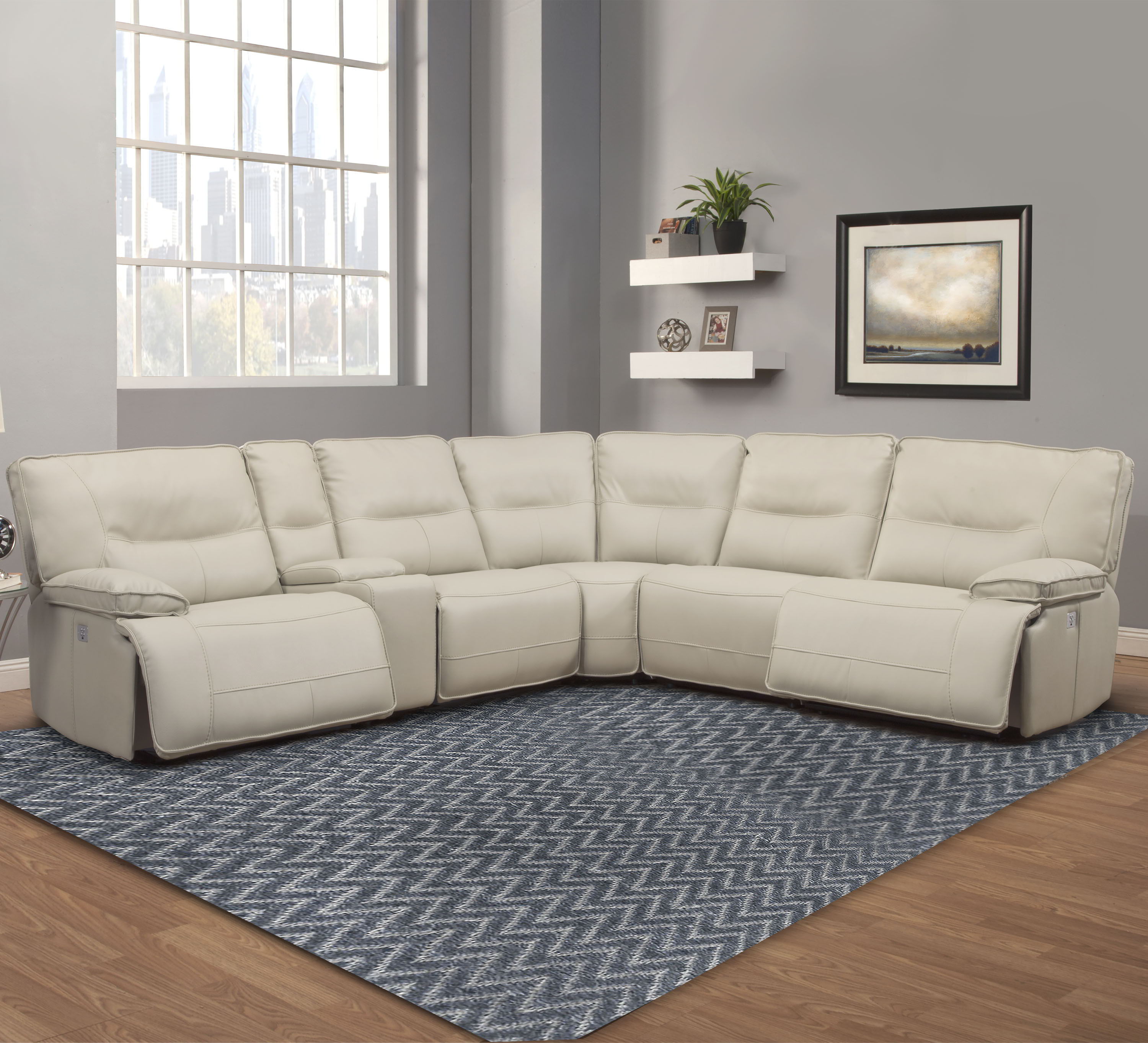 Spartacus - 6 Piece Power Reclining Sectional - Premium Reclining Sectionals from Parker Living - Just $3372.50! Shop now at brett interiors